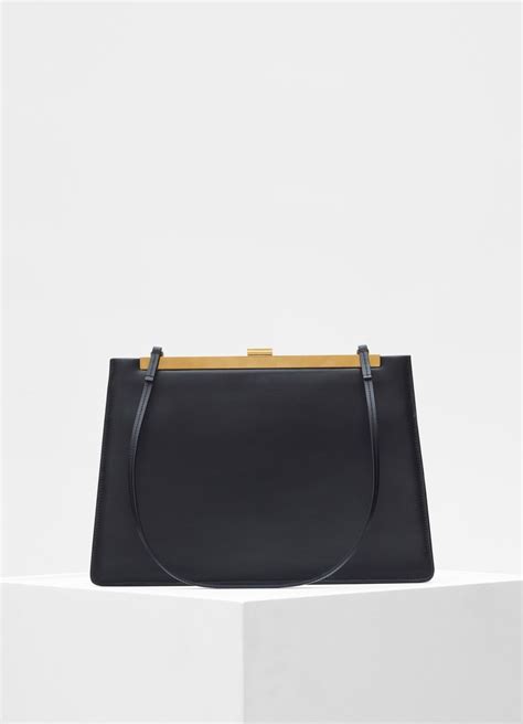 Soft medium Clasp bag in smooth calfskin 